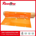 Rolos de PVC refletivo laranja para rótulo